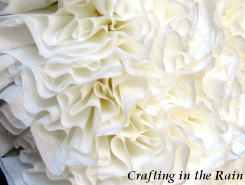 coffee filter ruffles