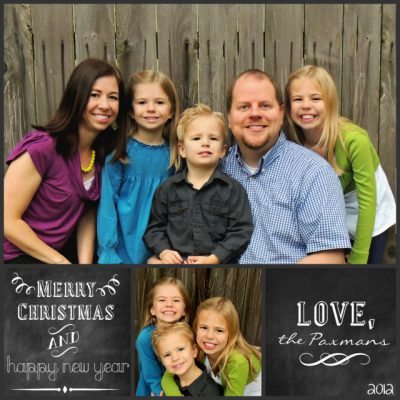 Merry Christmas–Our 2012 Card