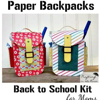 paper backpack gift box