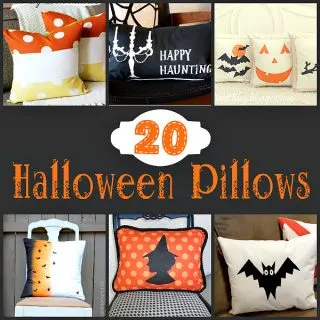 Halloween pillow tutorials
