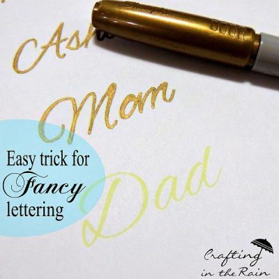 How to Fake Fancy Lettering