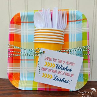 paper plates gift