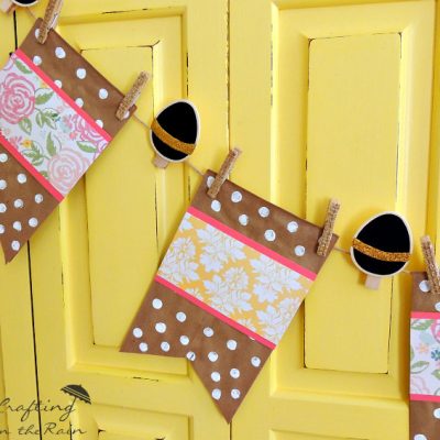 Paper Bag Easter Banner