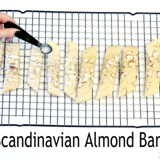 scandinavian almond bar cookies