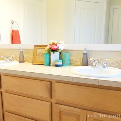 The 20 Minute Bathroom Makeover