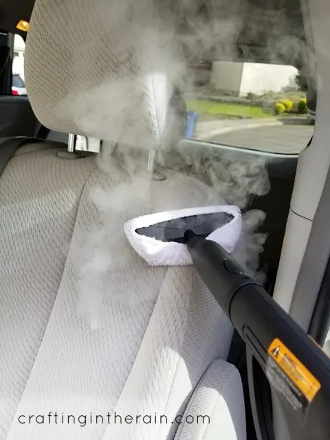 How to Steam Clean Your Car - Crafting in the Rain