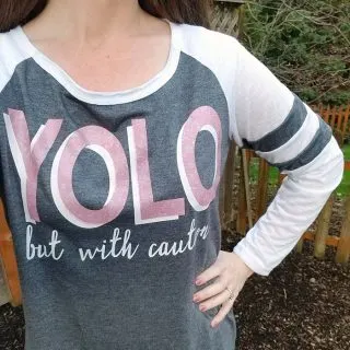 DIY YOLO shirt