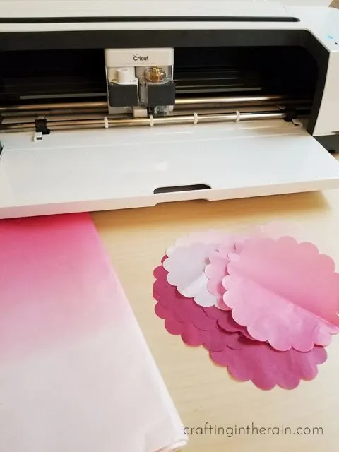 How to Cut Tissue Paper with Cricut - Crafting in the Rain