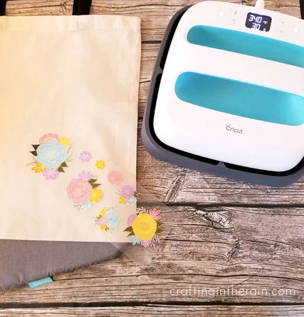Reverse Canvas with Cricut Iron-On Designs - Crafting in the Rain