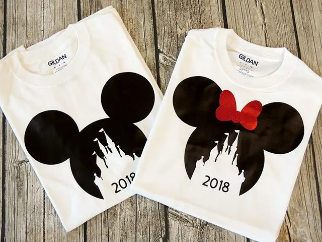 Disney Matching Shirts Mickey Ears Castle - Disney Family Shirts - Matching  Family Shirts Personalized Disney Shirts