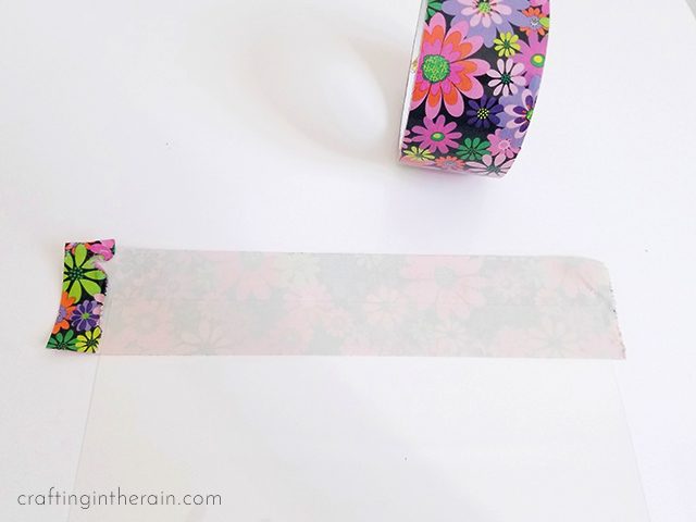Duck tape pencil pouch