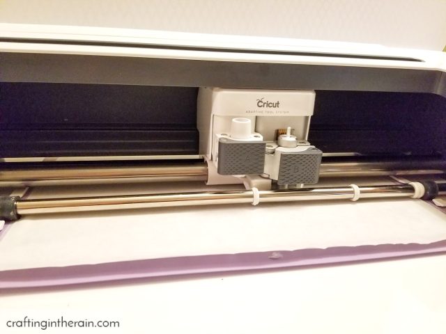 Cut freezer paper with Cricut