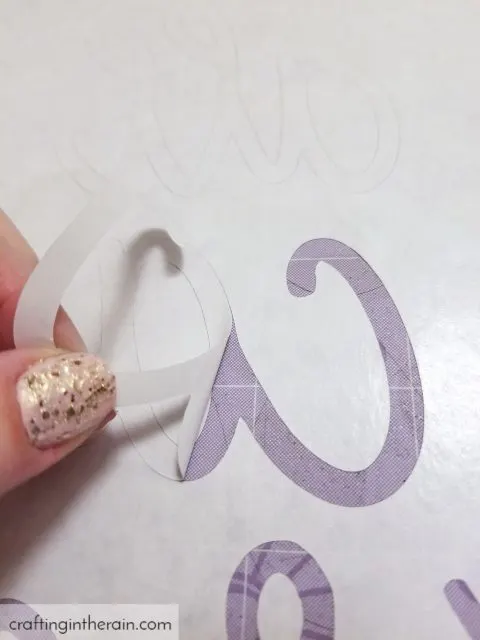 Make freezer paper stencil