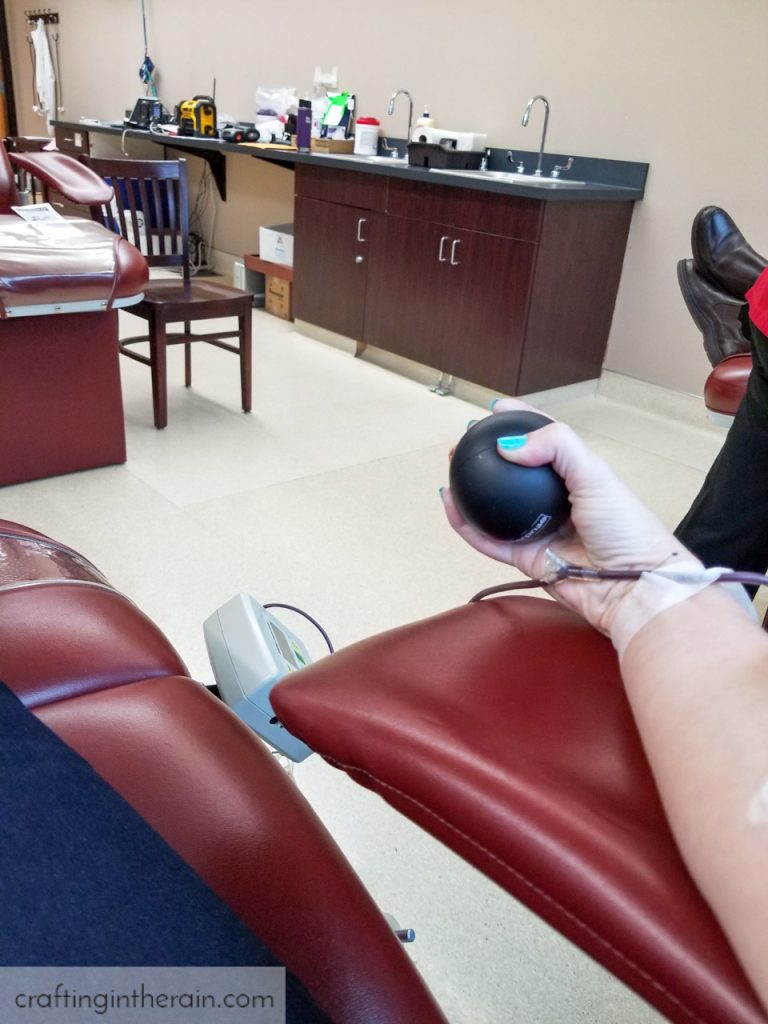 Donate blood at Red Cross
