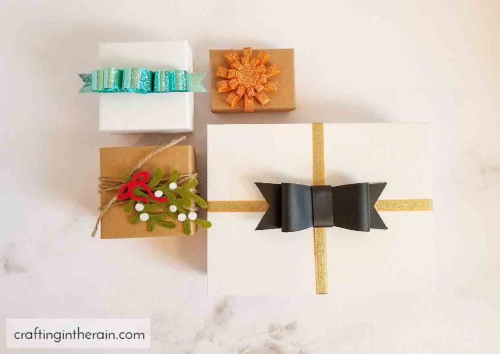 gift decorating ideas with Cricut