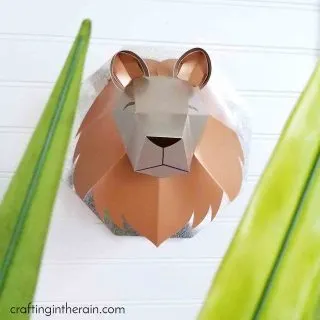 Cricut lion head assembly