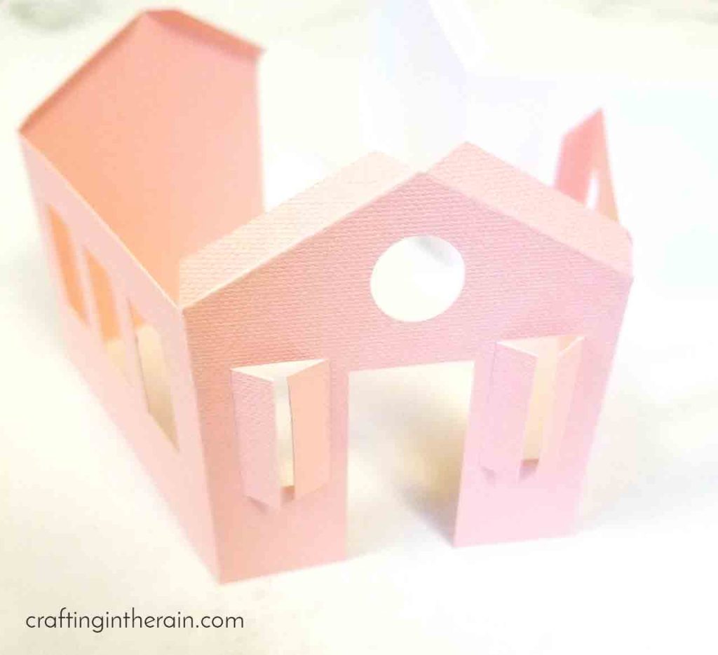 Cricut paper house