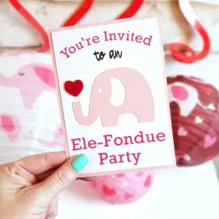 Fondue party invitations