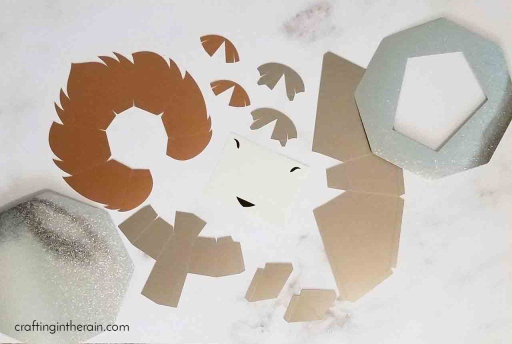 How to make 3D lion head