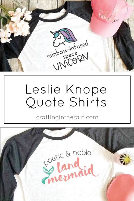 Leslie Knope quote shirts