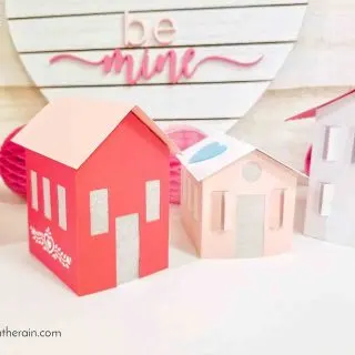Valentine paper houses