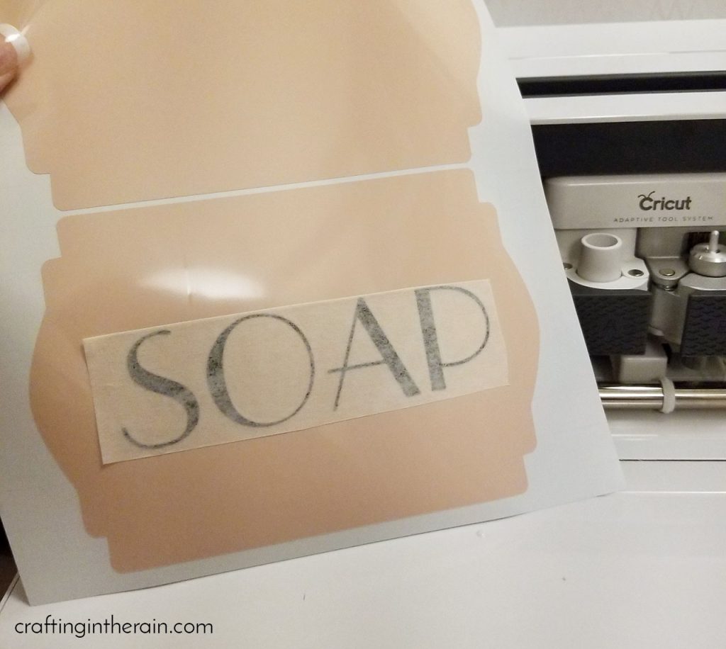 Cricut laundry labels