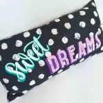 DIY sweet dreams pillow