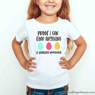 Kids Easter egg hunt shirt