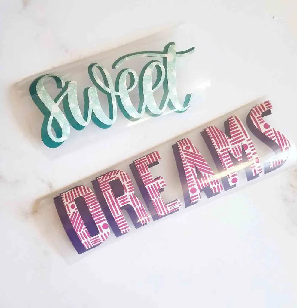 Sweet dreams vinyl cut ou