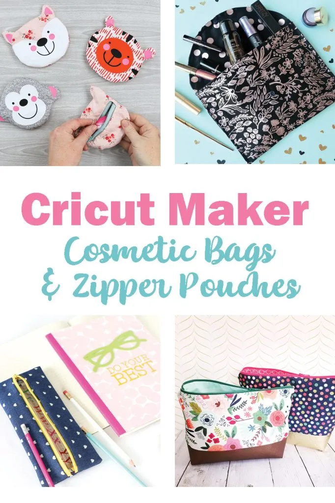 Cricut Maker cosmetic bag patterns