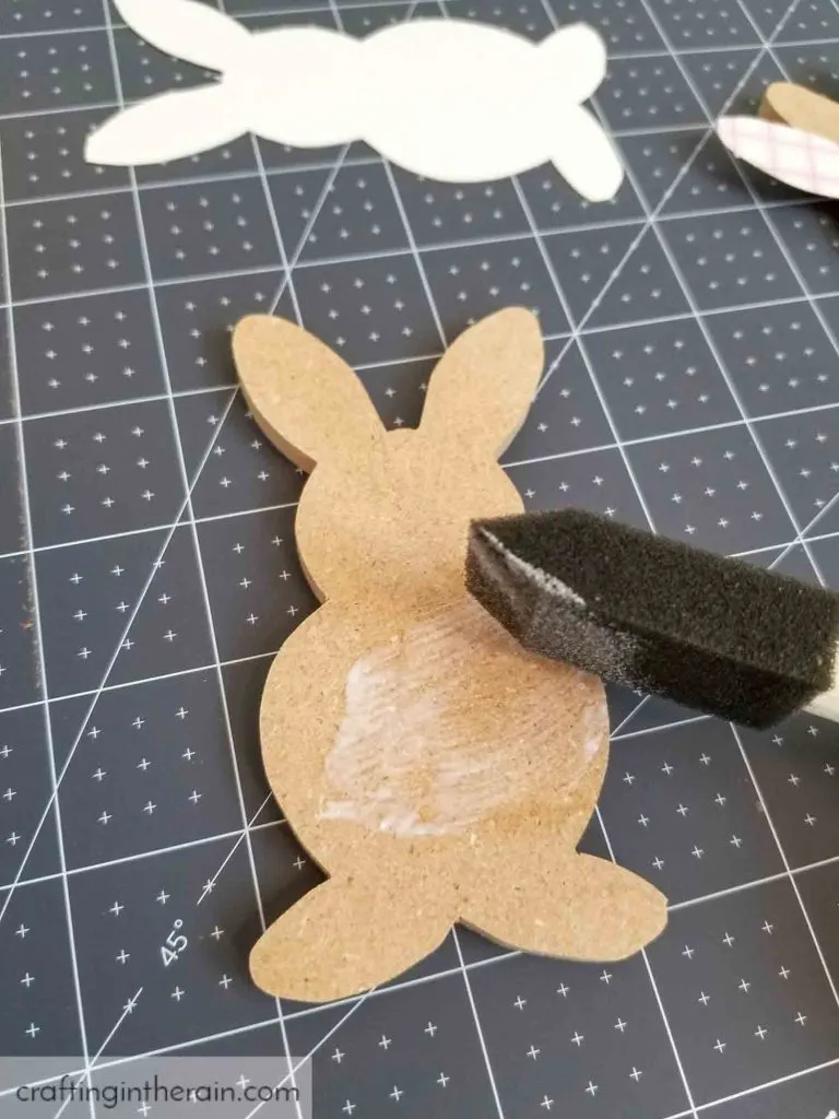Mod Podge bunny