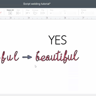 Right way to connect script fonts in design space