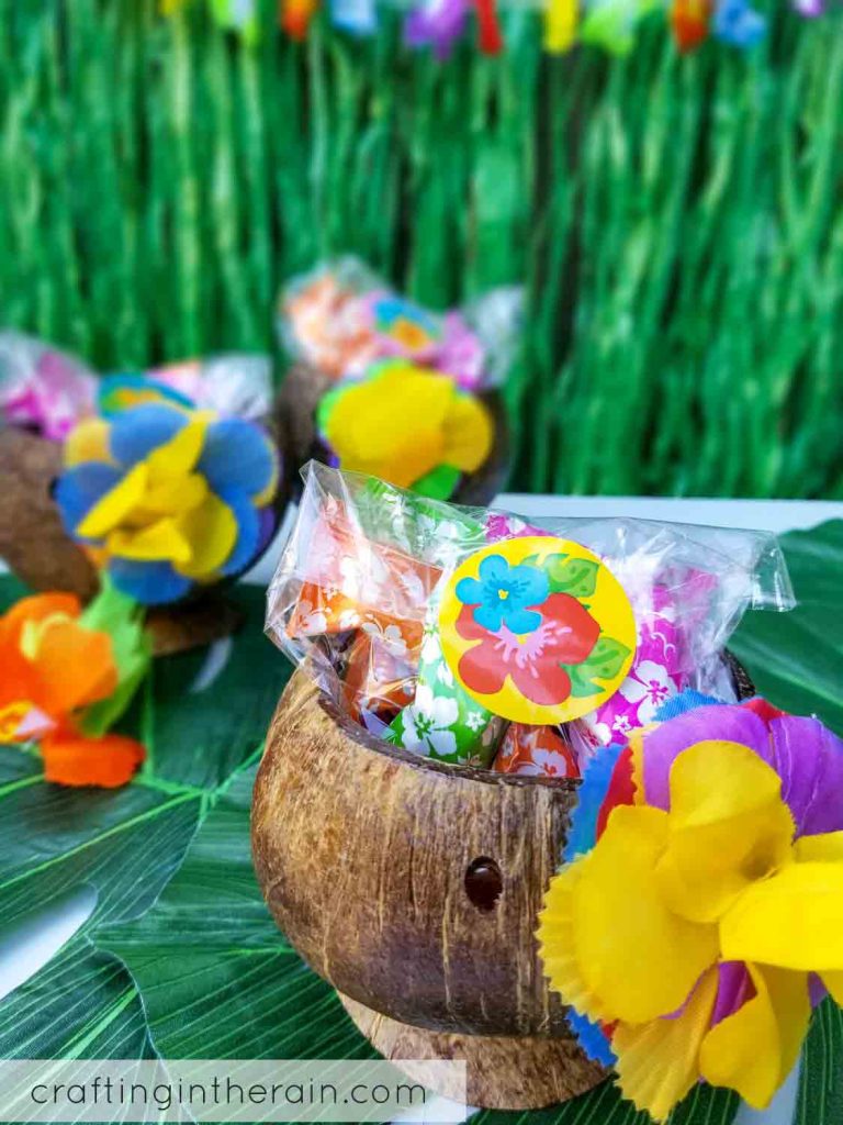 Coconut cup decor idea