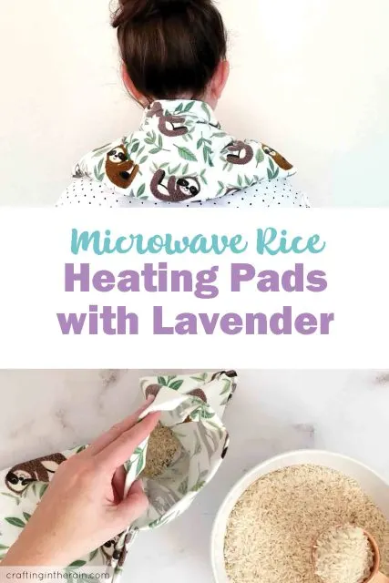 Heating pads with lavender oil