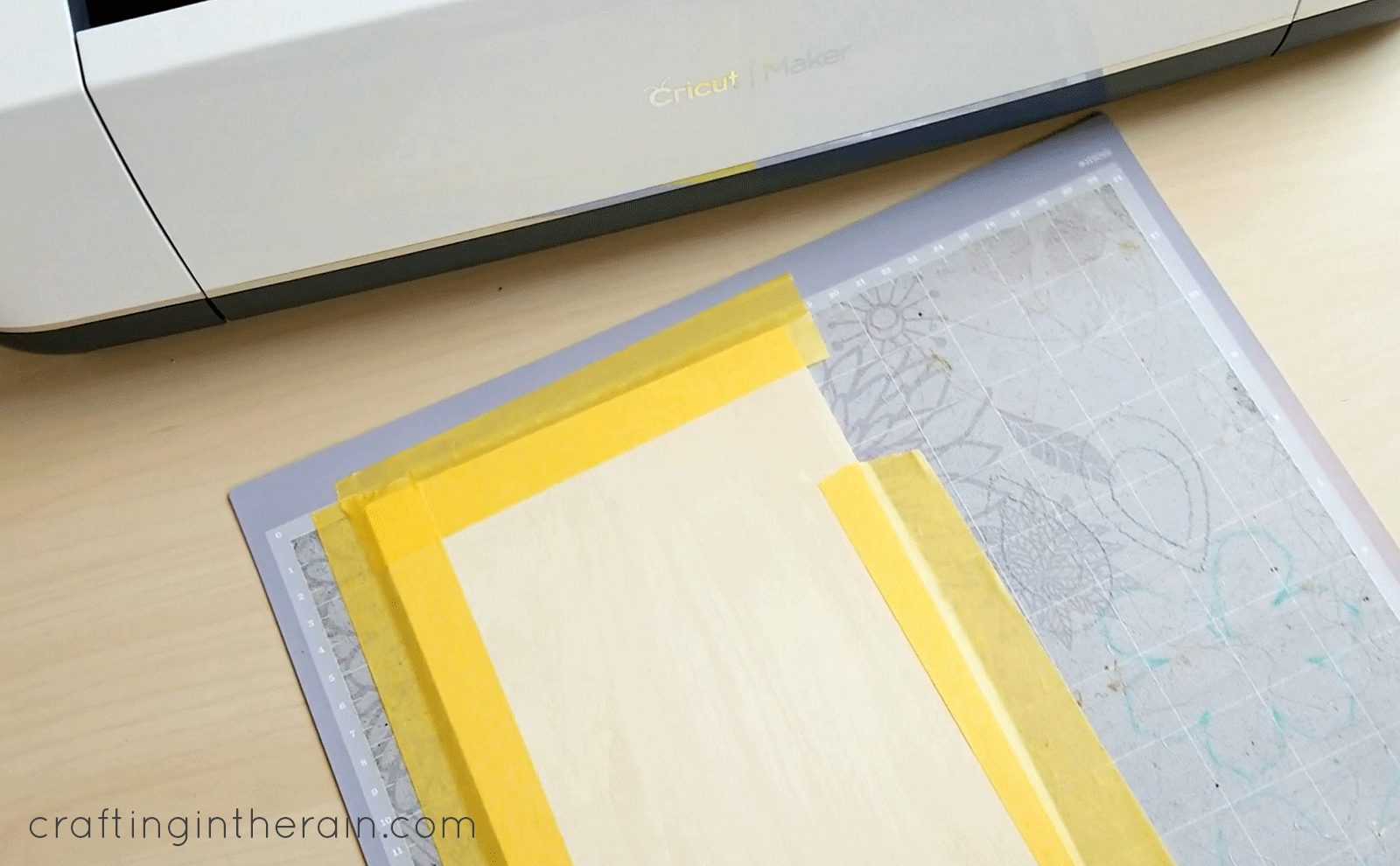 Cut Cricut Basswood Crafting in the Rain