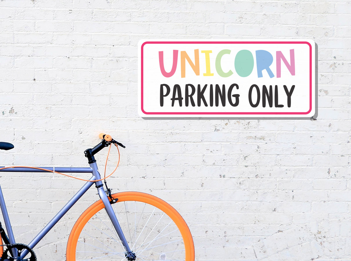 Unicorn Parking SVG