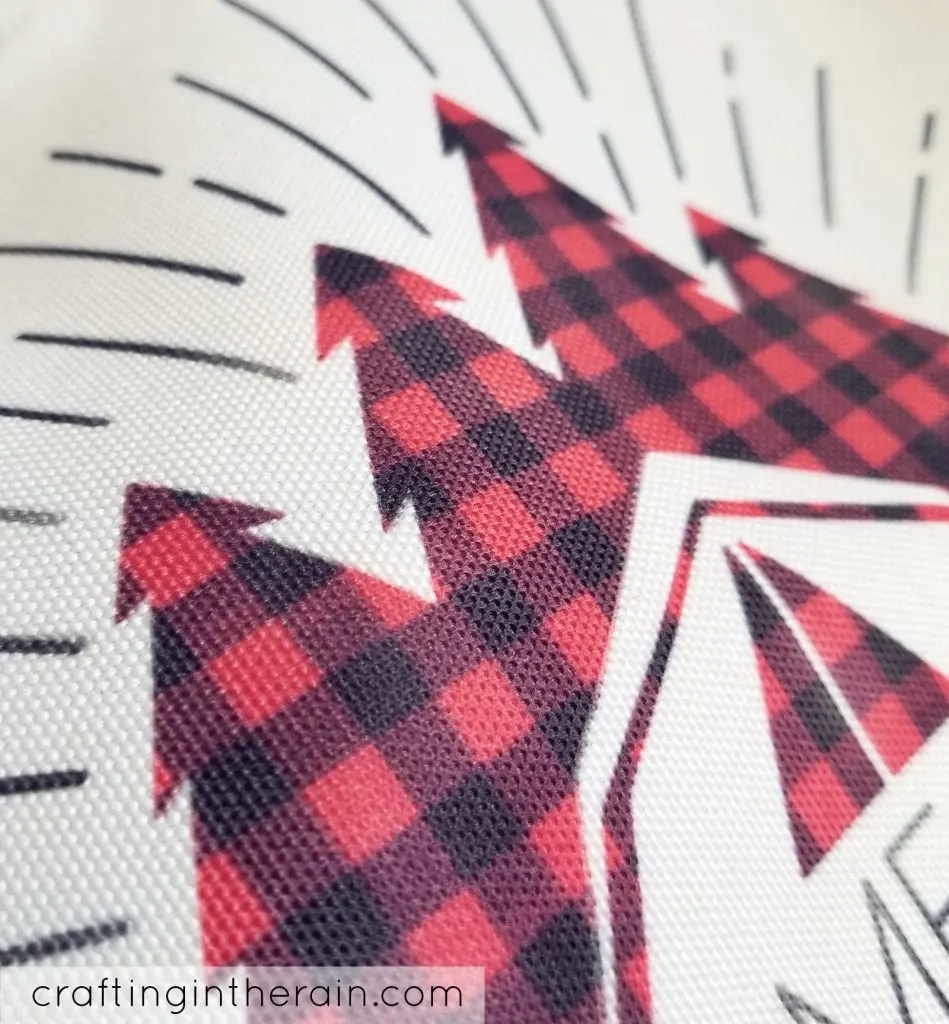 infusible ink plaid pattern