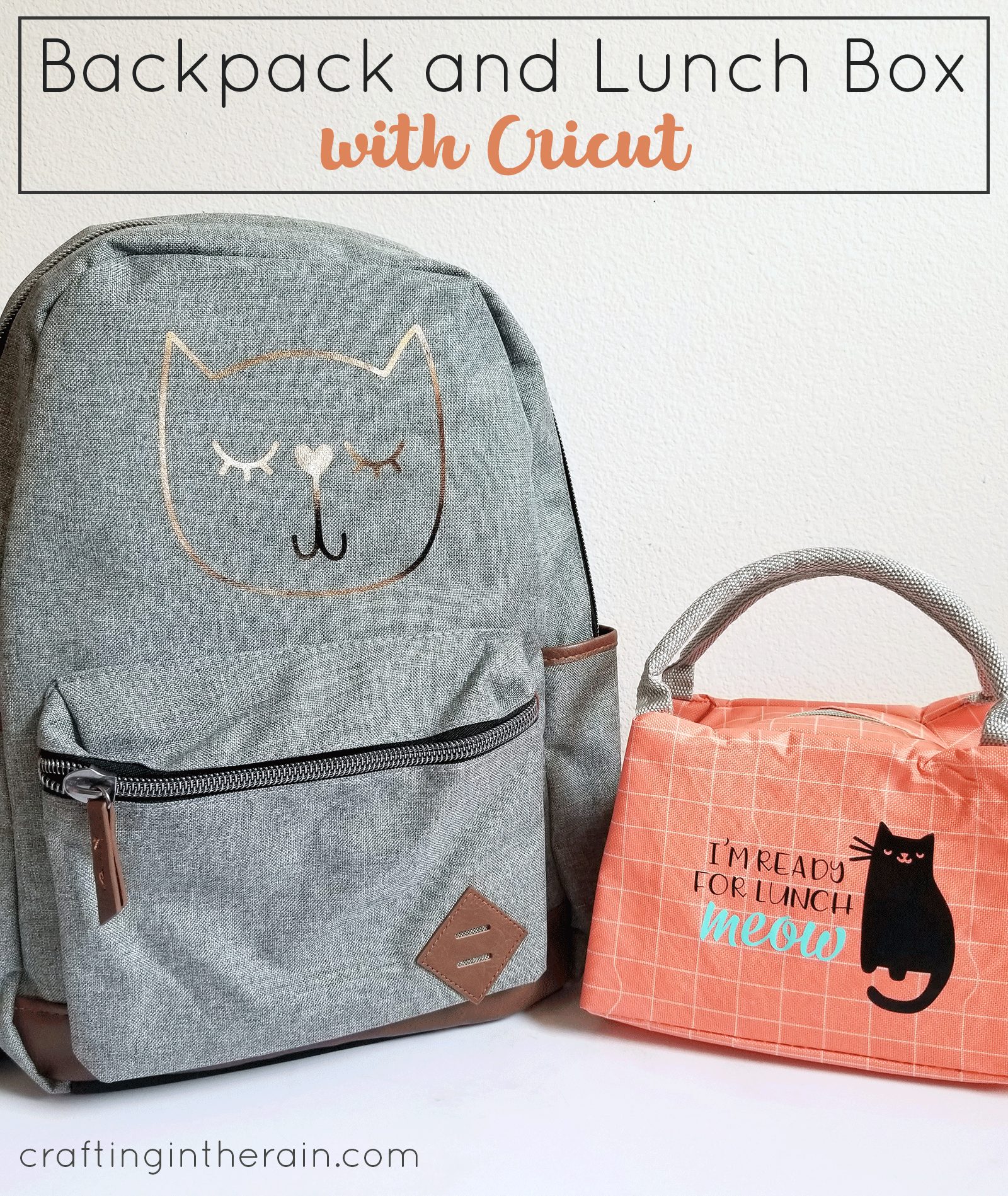 cricut iron on backpack