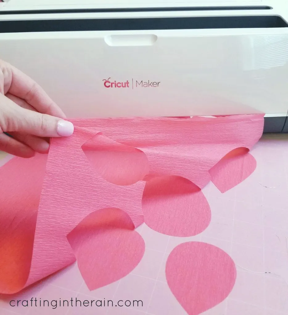 Cricut crepe paper fabric mat