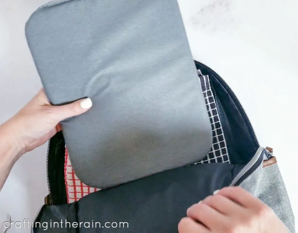 How to add iron on to backpack