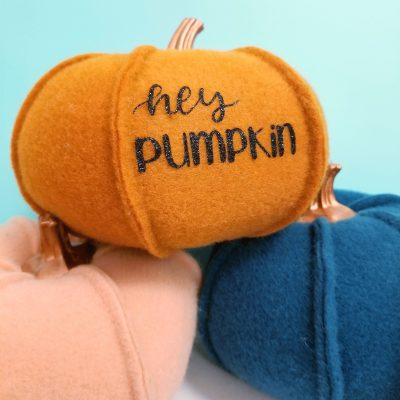 Vinyl on Felt Pumpkin