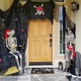 pirate skeleton Halloween decoration
