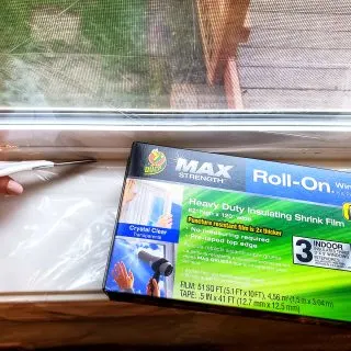 Duck brand roll on window film