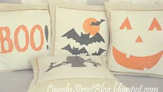 How to Make Cute Halloween Pillows - Real Creative Real Organized