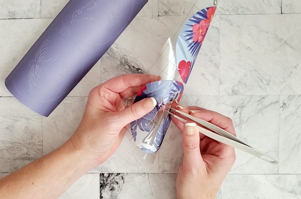 How to weed infusible ink