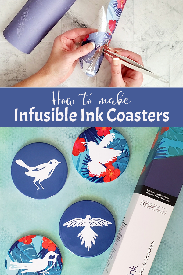 Tutorial Cricut coasters