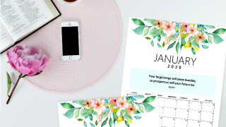 Free 2020 Printable Calendars Crafting In The Rain