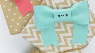 DIY Tinsel Pom Pom Gift Topper - Homey Oh My