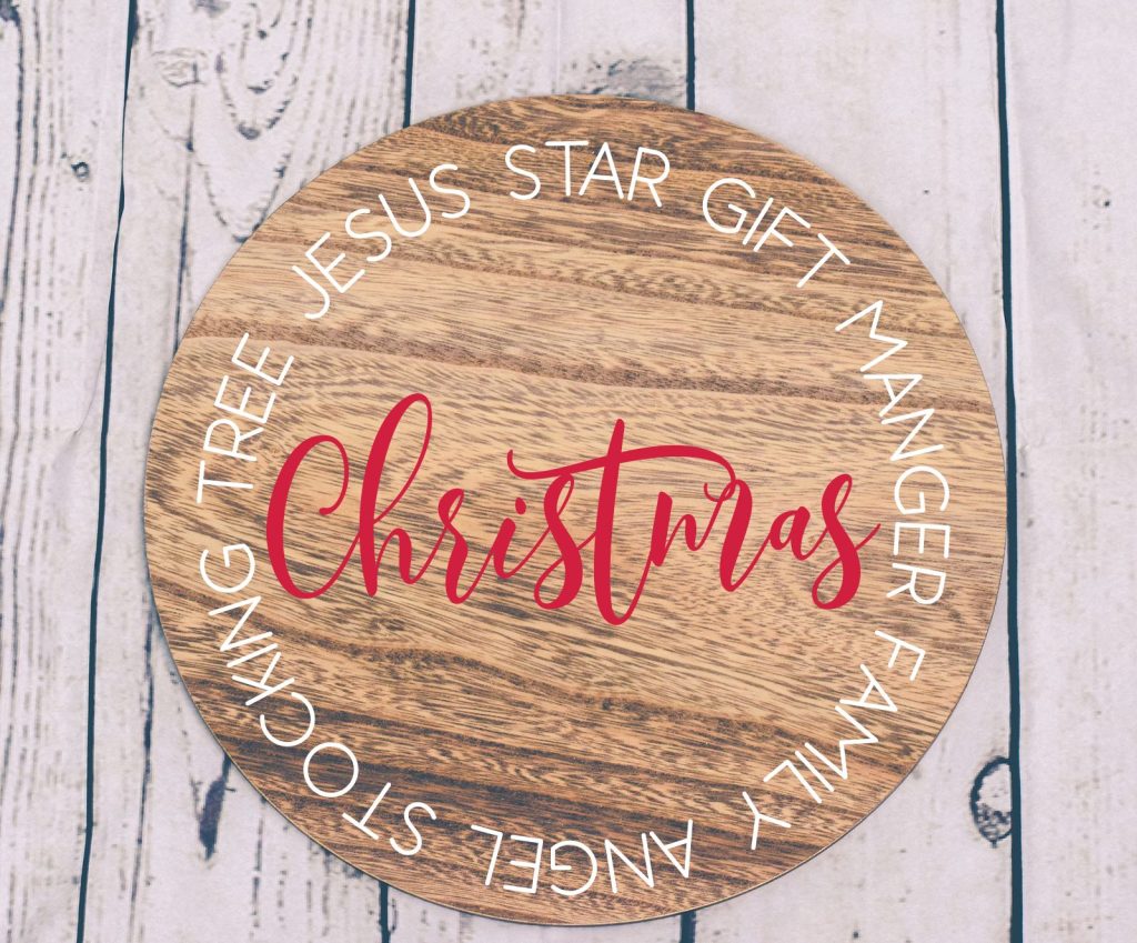 Download Christmas Round Sign Svg Crafting In The Rain