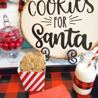 cookies for Santa sign